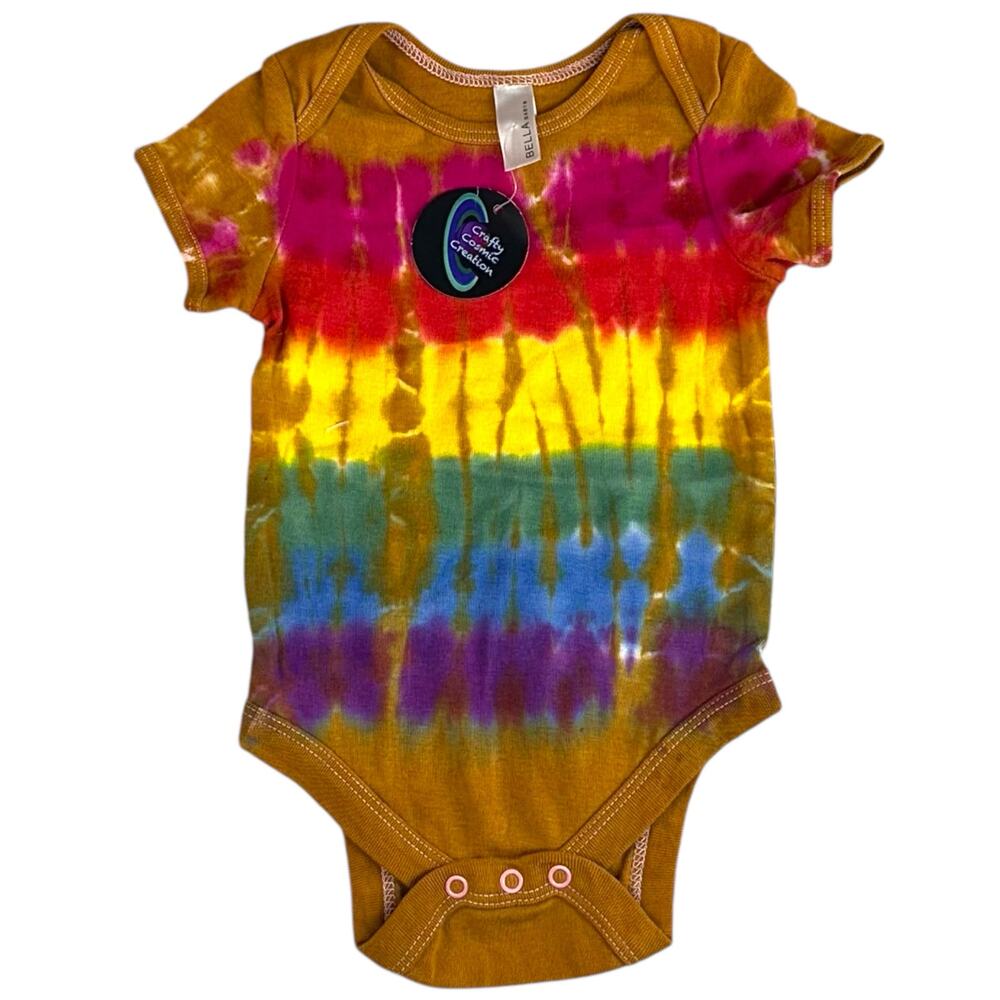 Unisex Baby Outfit Size 6-12 Months Handmade Tie Dye Colorful Shower Gift New